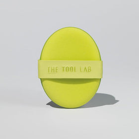 THE TOOL LAB Happyrim Aqua Puff packaging image highlights durable puff for professional use