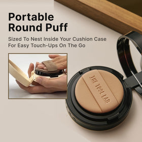 THE TOOL LAB Puff in hand shows easy grip and comfortable control.