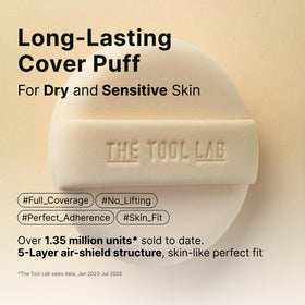THE TOOL LAB Rubycell Puff image focusing on premium material for smooth pickup.