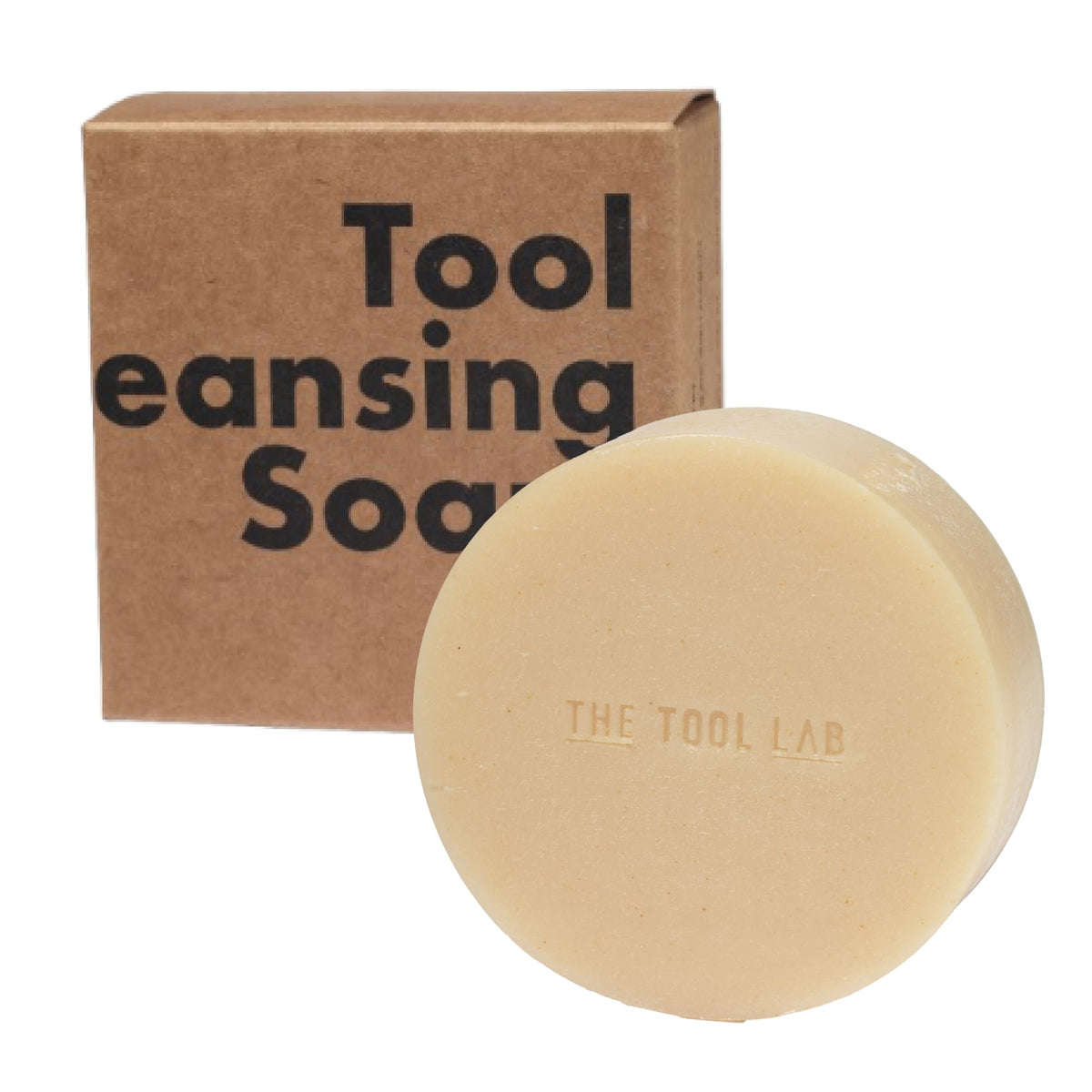 THE TOOL LAB Tool Cleansing Soap for foundation brush removes makeup residue gently and keeps bristles soft