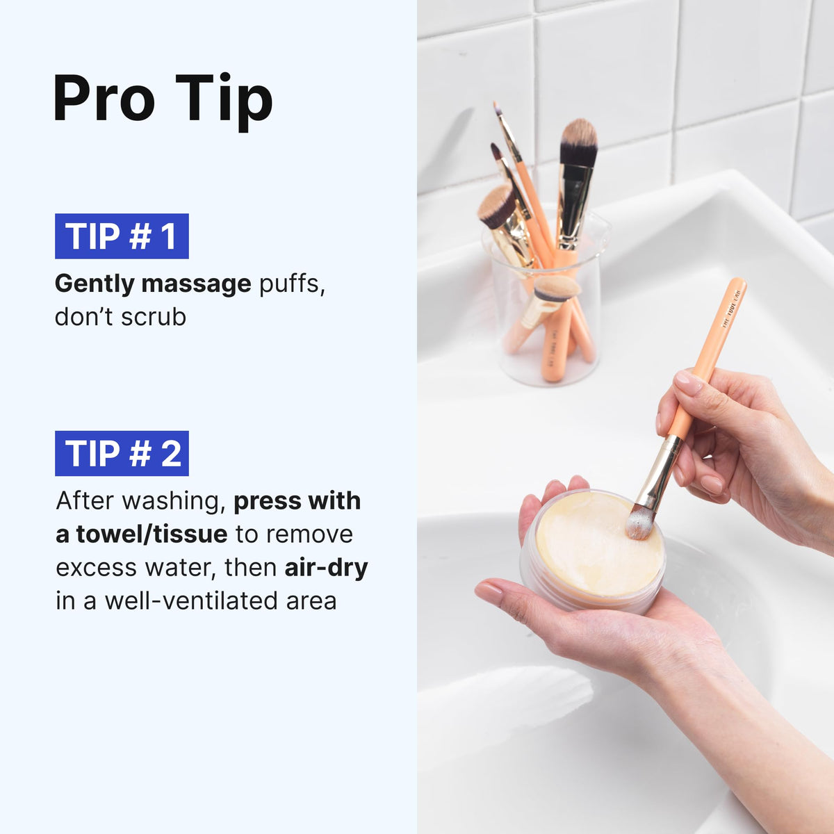 THE TOOL LAB Tool Cleansing Soap travel bar stays mess-free in bags and dries quickly