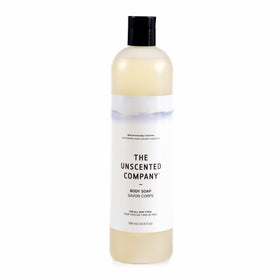 The Unscented Company Body Soap bottle with fragrance-free formula for all skin types