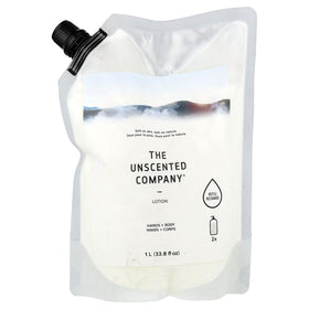 The Unscented Company Lotion refill bottle delivering fast, non-greasy hydration.