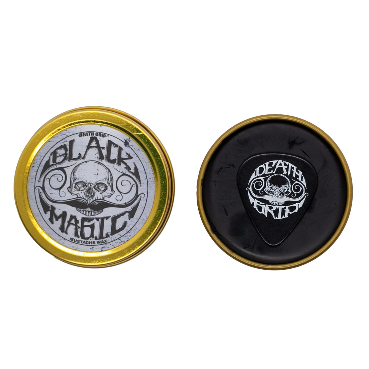 The Vintage Grooming Co. activated charcoal tint swatch demonstrates the tint effect.