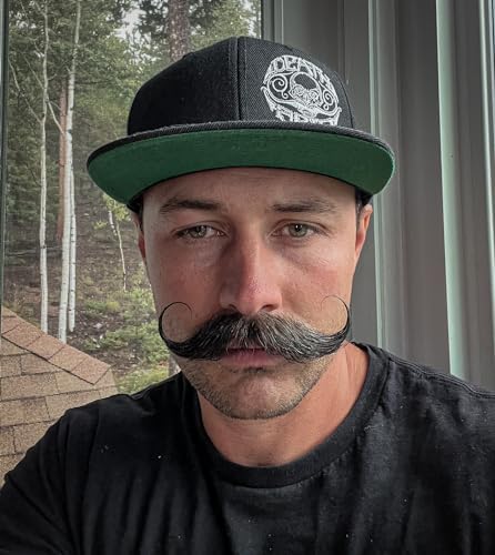 The Vintage Grooming Co. Activated charcoal action adds subtle color.