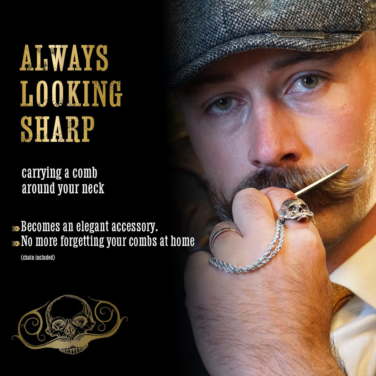 The Vintage Grooming Co stainless steel durability supports daily grooming routines