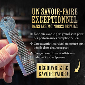 The Vintage Grooming Co durable metal finish ensures long lasting grooming sessions