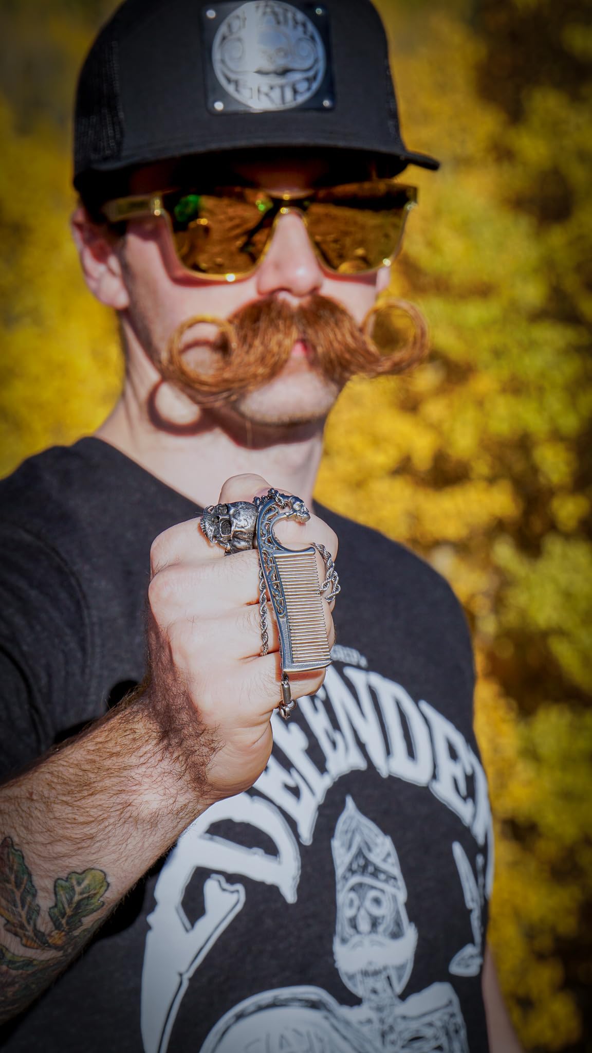 The Vintage Grooming Co travel-friendly tool fits into pockets for quick fixes
