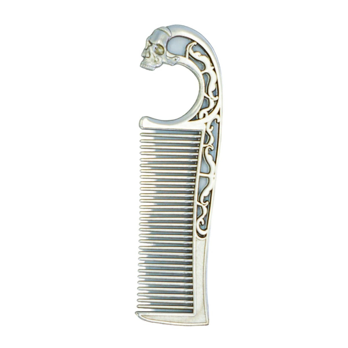 The Vintage Grooming Co dual-sided design offers fine and wide teeth for versatility