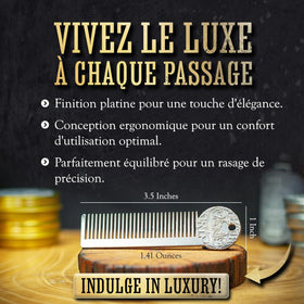 The Vintage Grooming Co travel friendly grooming tool ready for on the go styling