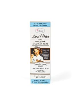 theBalm Anne T. Dotes #18 shade swatch on light skin for natural tone.