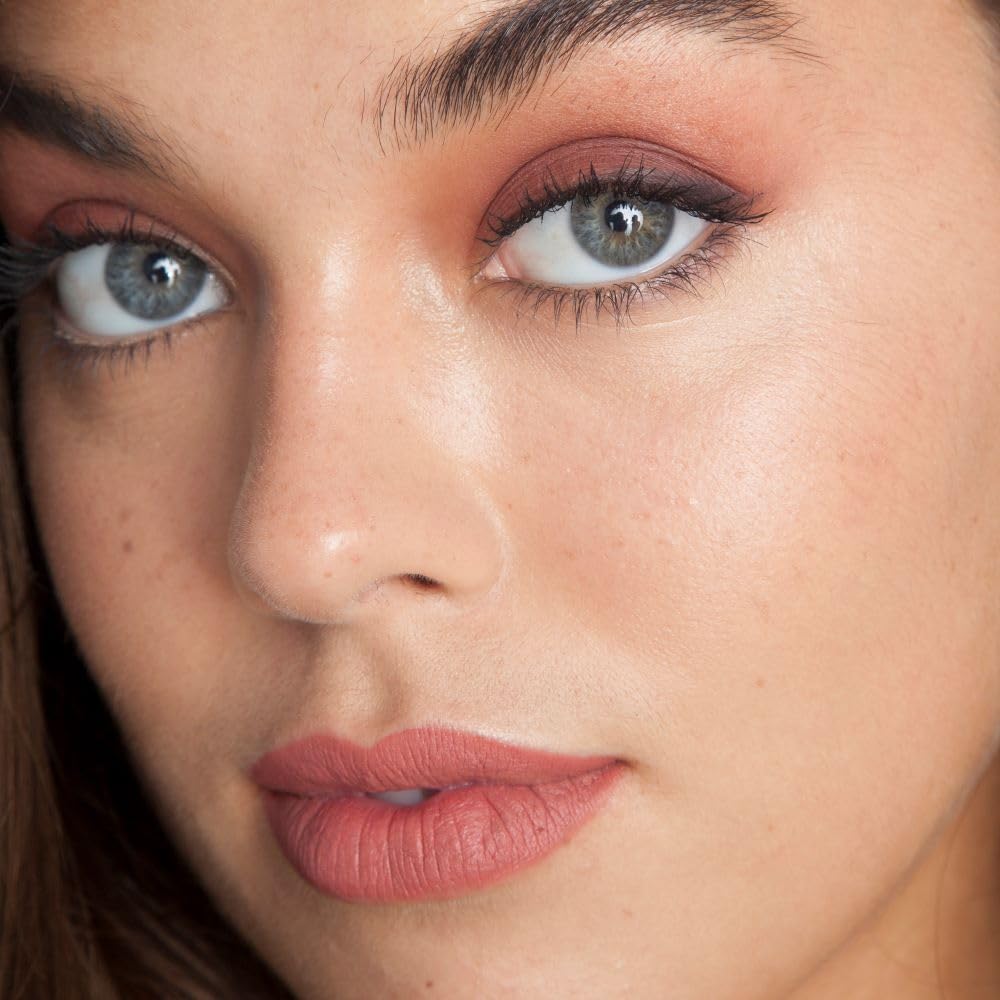 theBalm Meet Matt(e) Hughes Sincere on lips demonstrates long-wearing matte color