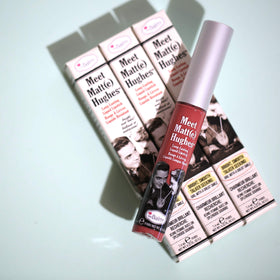 theBalm Meet Matt(e) Hughes velvet-matte finish balances pigment and staying power