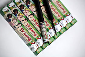 theBalm Schwing demonstrates precise stroke control for versatile looks.