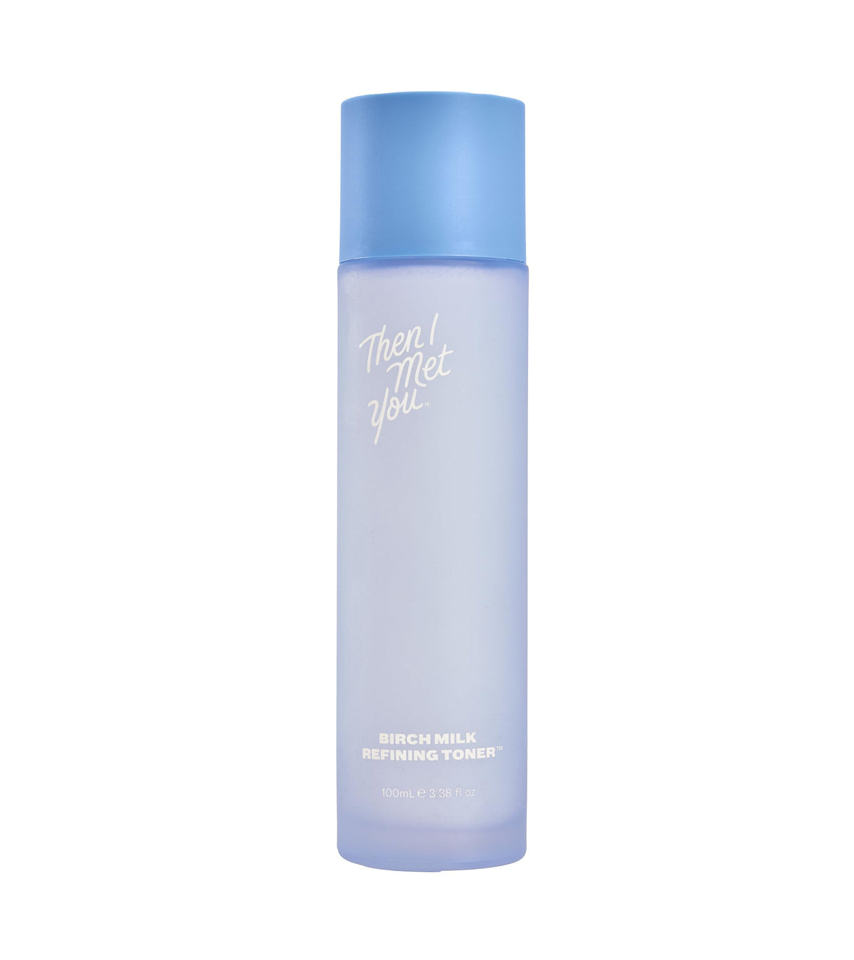 Then I Met You Birch Milk Toner bottle showing milky texture for gentle hydration.