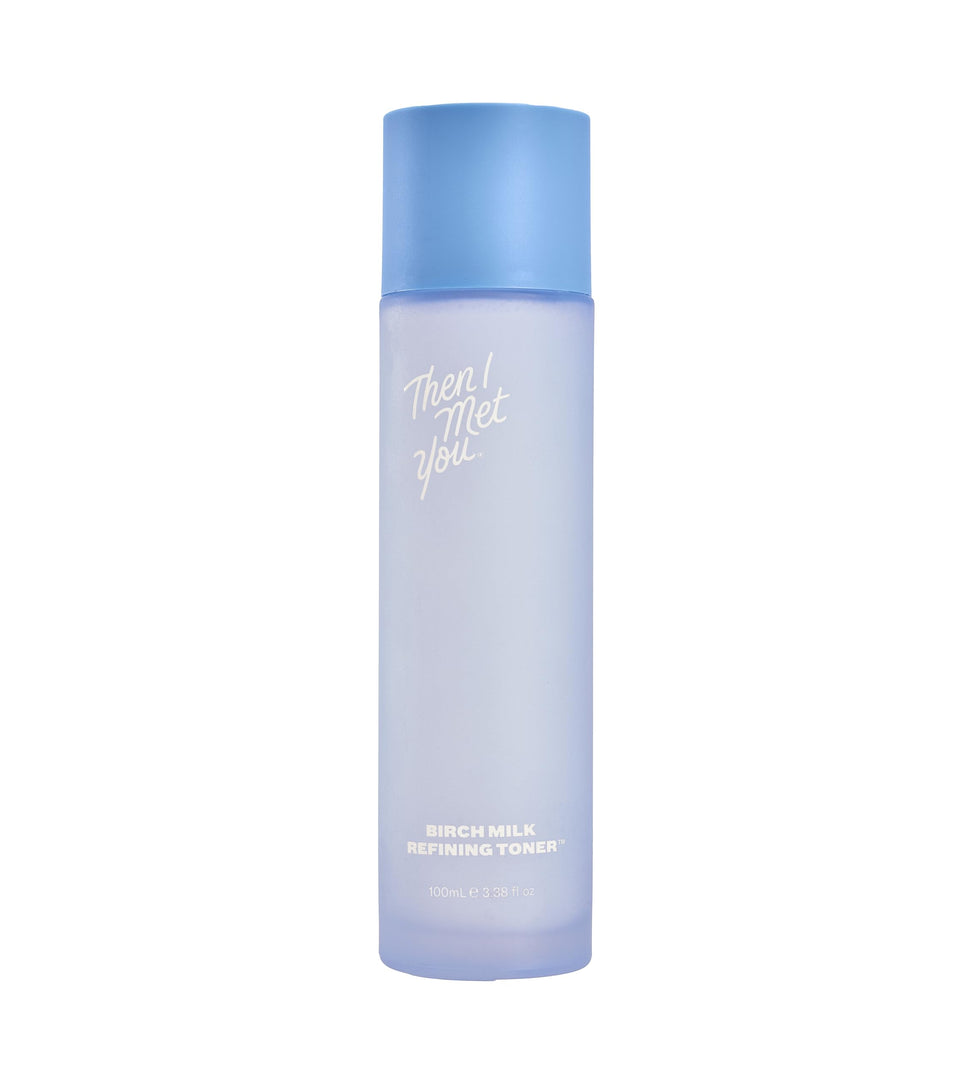Then I Met You Birch Milk Toner bottle showing milky texture for gentle hydration.