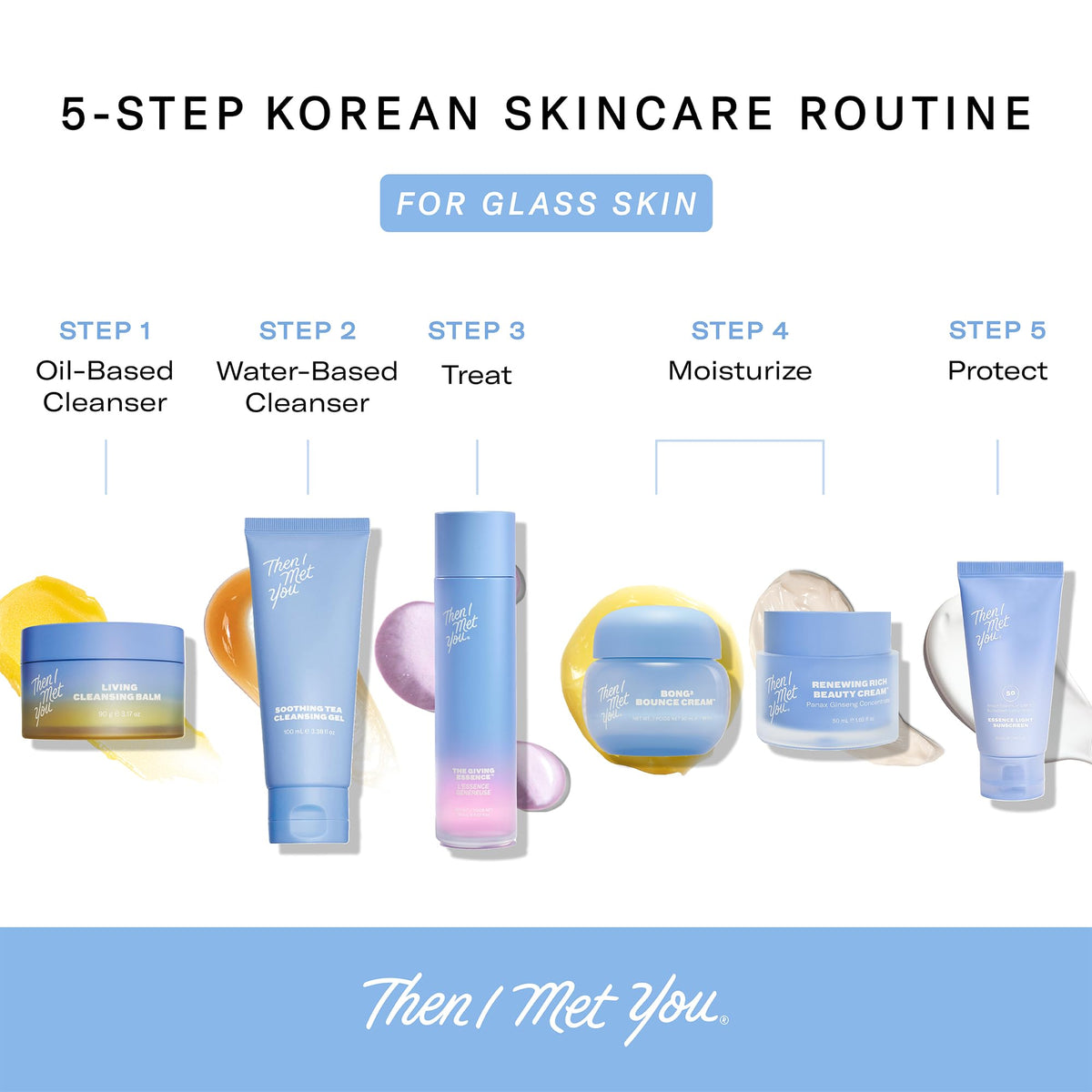 Then I Met You Essence Light sunscreen applied to face and neck for seamless daily wear
