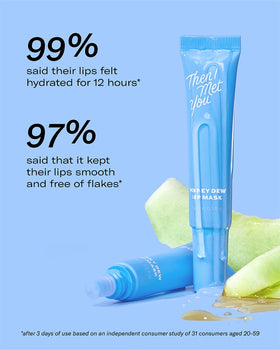 Then I Met You Honey Dew Lip Mask application tip features a hygienic silicone applicator for clean use.