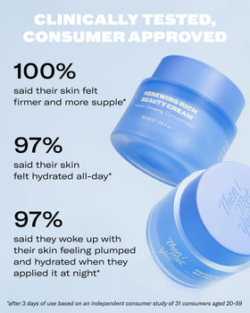 Then I Met You Renewing Rich Beauty Cream label close-up emphasizing quality
