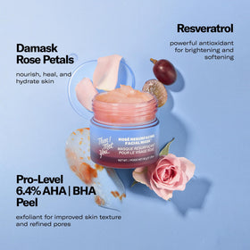 Then I Met You Rosé Resurfacing Mask box showcases premium Korean skincare