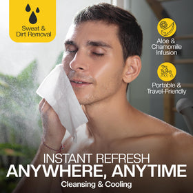 The Nobleman Cleansing Wipes Charcoal Gym Use shows ideal on-the-go solution.