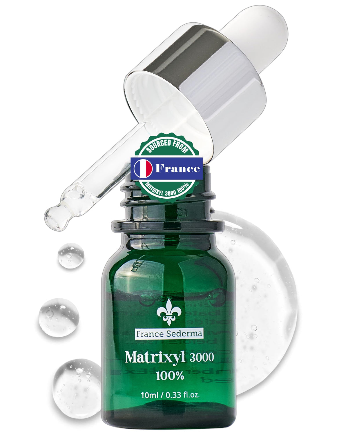 THEPURI Matrixyl 3000 Serum bottle close-up for smoother skin