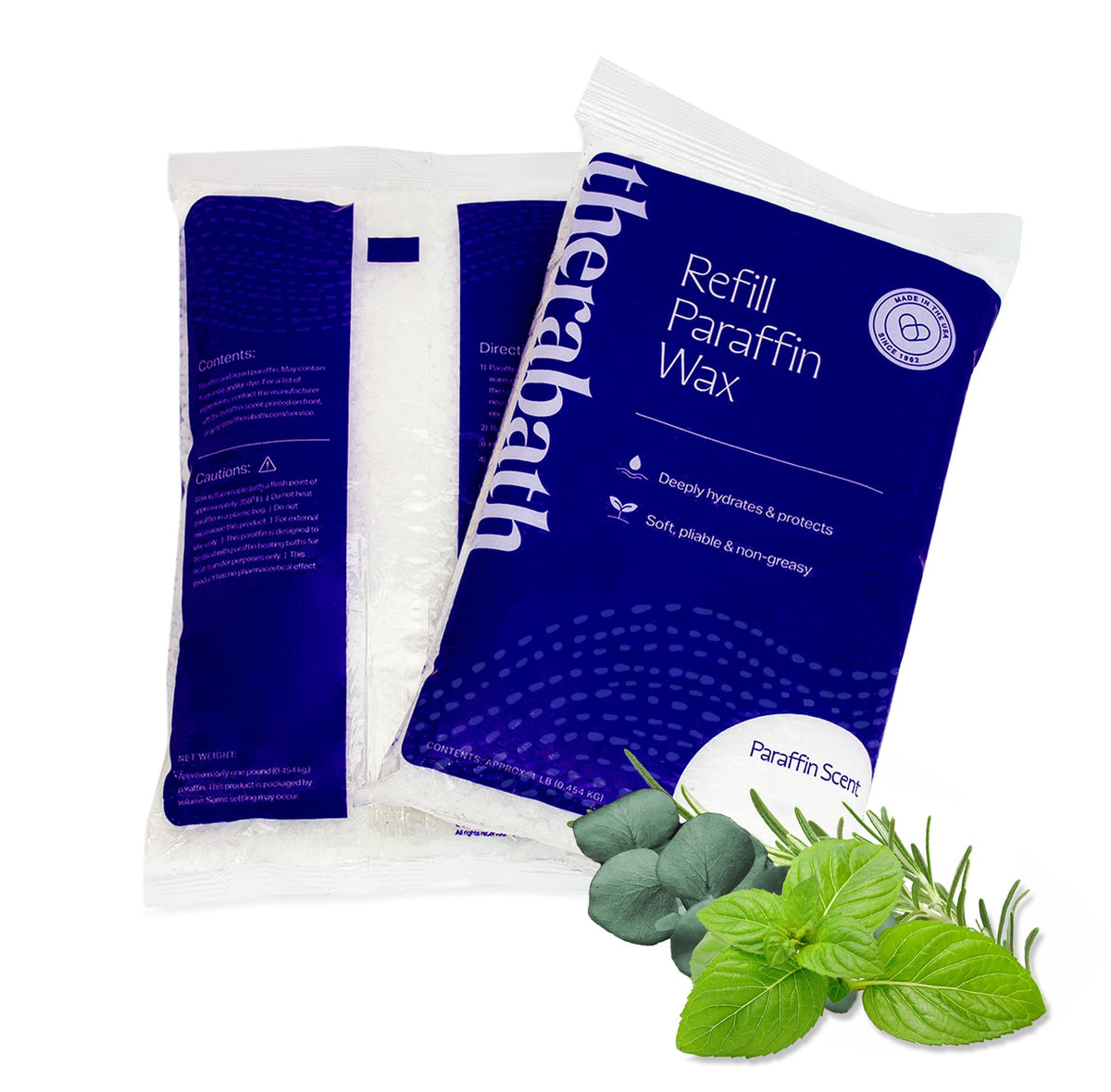 Therabath paraffin wax USA-made image showing premium warmth for at-home therapy