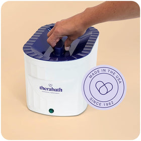 Therabath TB6 control panel image with clear operation and safety range