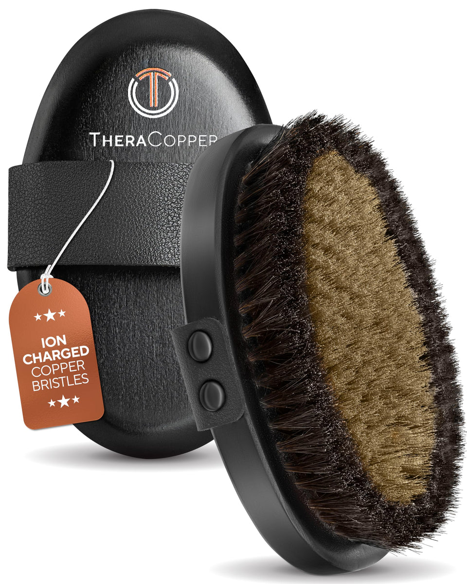 TheraCopper copper body brush hero for smoother skin and energized feel