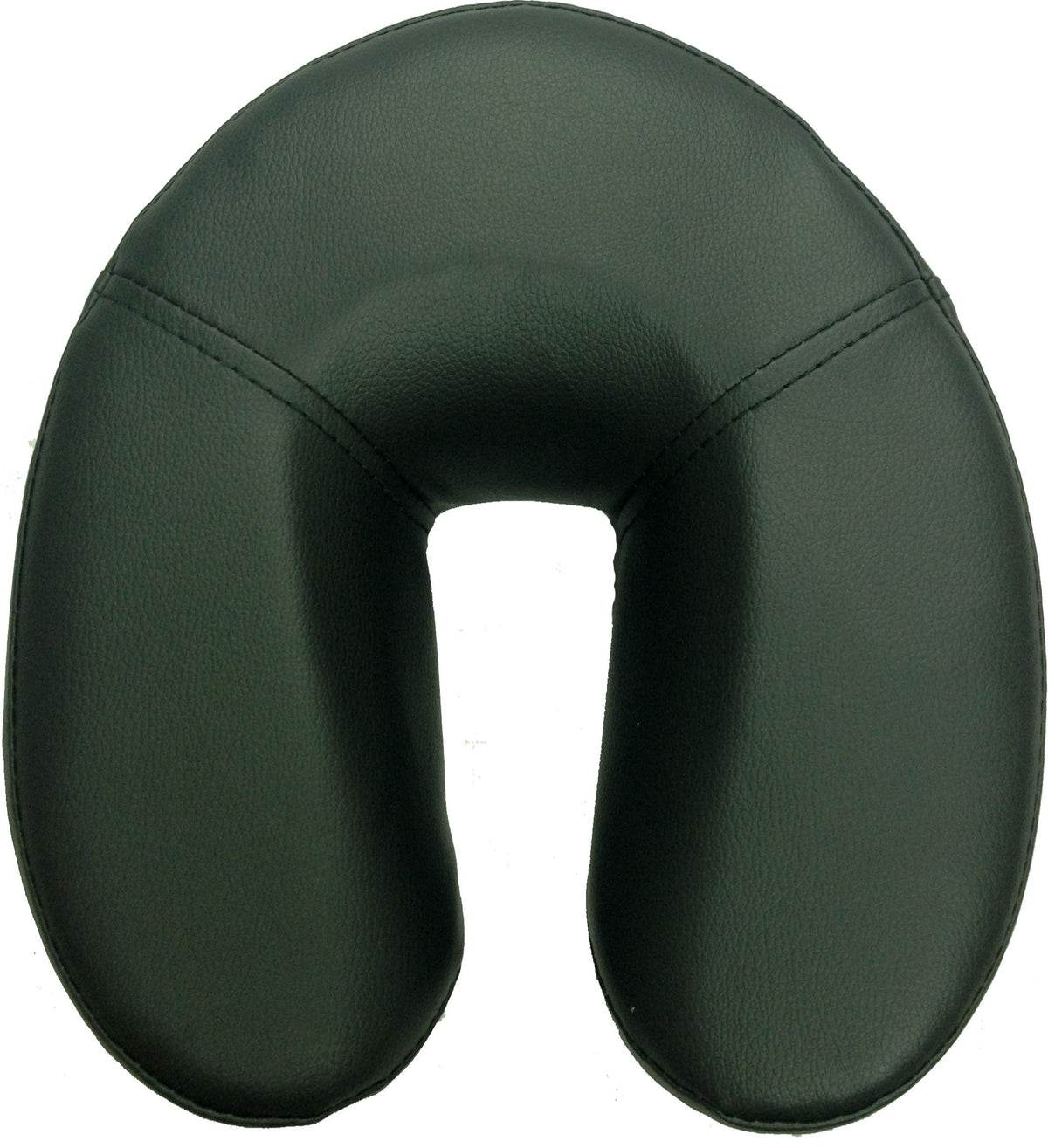 Therapist's Choice Basic Face Cradle Cushion (Black) front view with ergonomic 3-inch foam for comfort