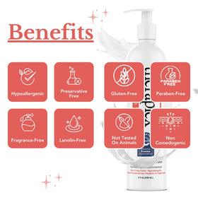 Theraplex Hydrolotion texture closeup highlights lightweight non-greasy feel.
