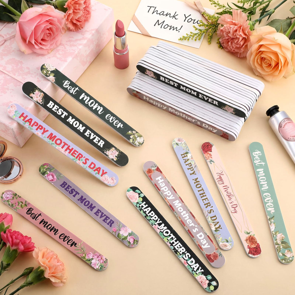 Therwen EVA material nail files durable for everyday use.
