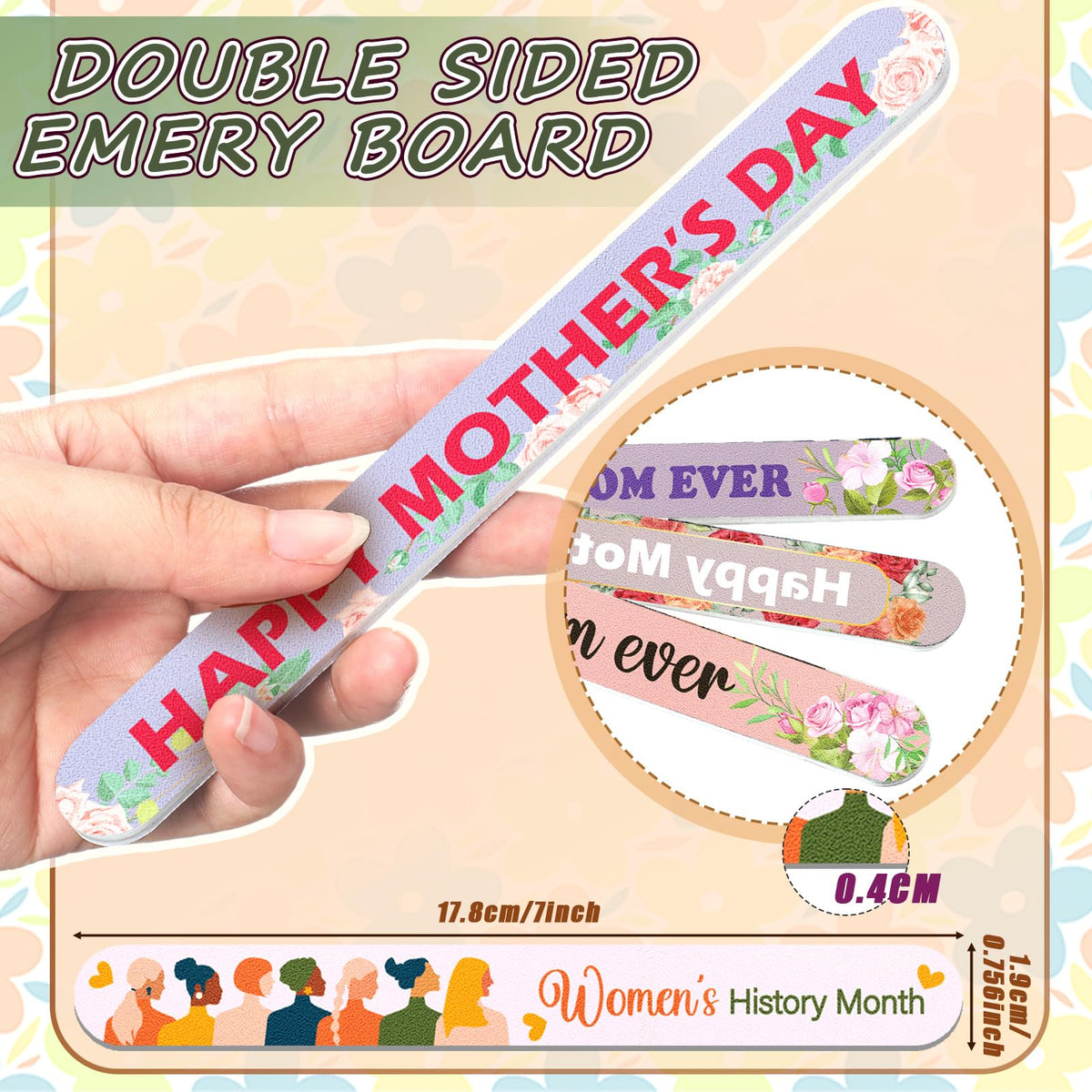 Therwen Mother's Day gift nail files ideal for gifting at events.