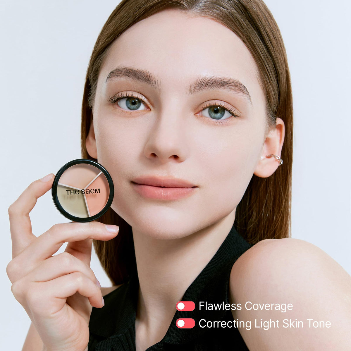 THESAEM Cover Perfection 6-color multi-palette offering complete coverage options