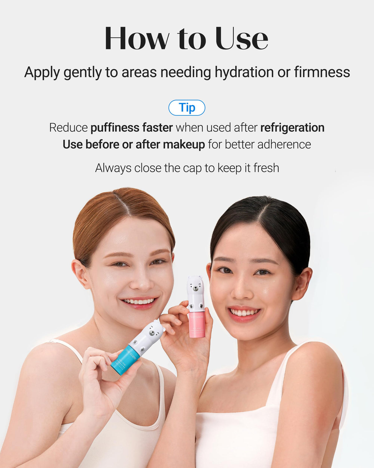THESAEM Eye Stick Cap – protective cap preserves formula freshness.