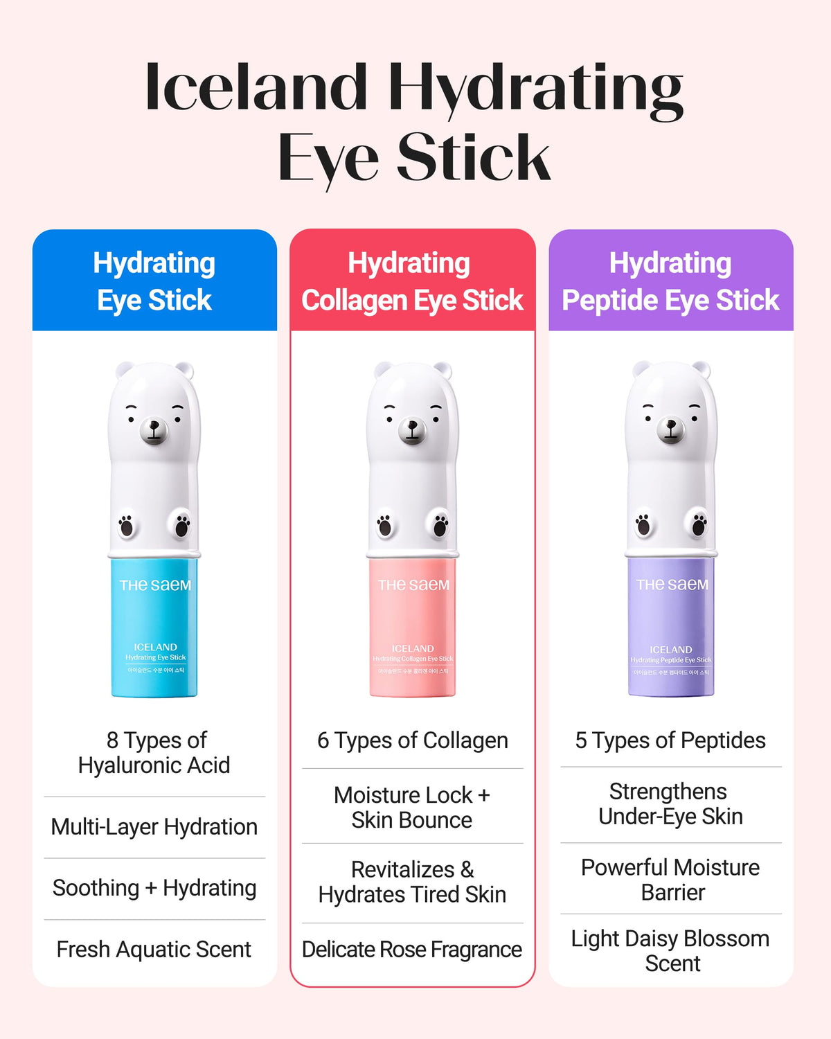 Sulfate-free, paraben-free, allergen-free THESAEM Eye Stick for daily use