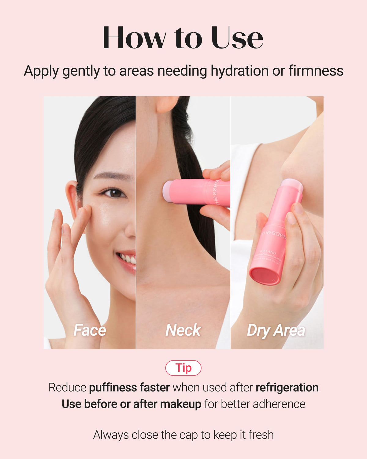 Lightweight, non-sticky texture for quick absorption and makeup-ready wear