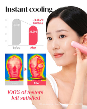 Rose-scented THESAEM Eye Stick applied under-eye before makeup