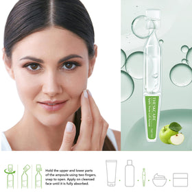THESKCARE travel-friendly packaging with compact ampoules for on-the-go routines