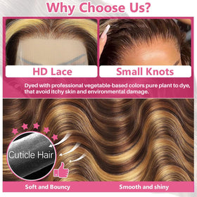 THGF honey blonde 28in wig ponytail-ready design enables versatile updos