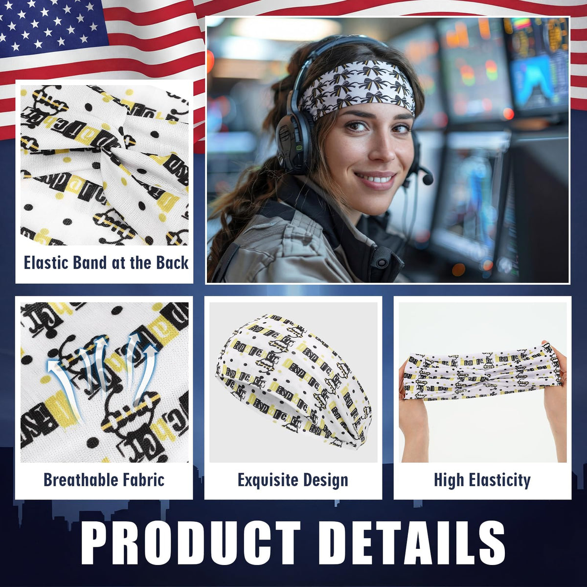 Thiccywoov dispatcher headbands material and comfort with soft breathable fabric