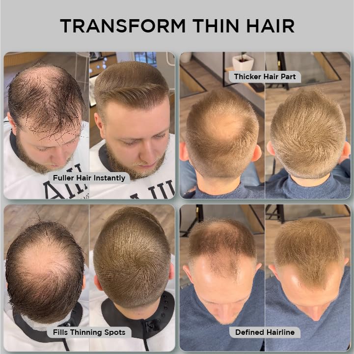 THICK FIBER before-and-after demonstrates instant fullness.