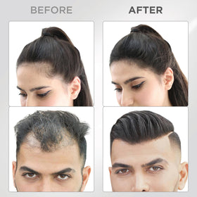 Thick Fiber easy finish with spray helps lock the look