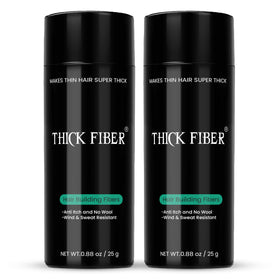 THICK FIBER bottle close-up showing color-matched keratin for natural density