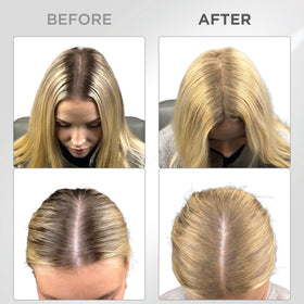 Thick Fiber puff included aids easy blending for natural-looking root concealment.