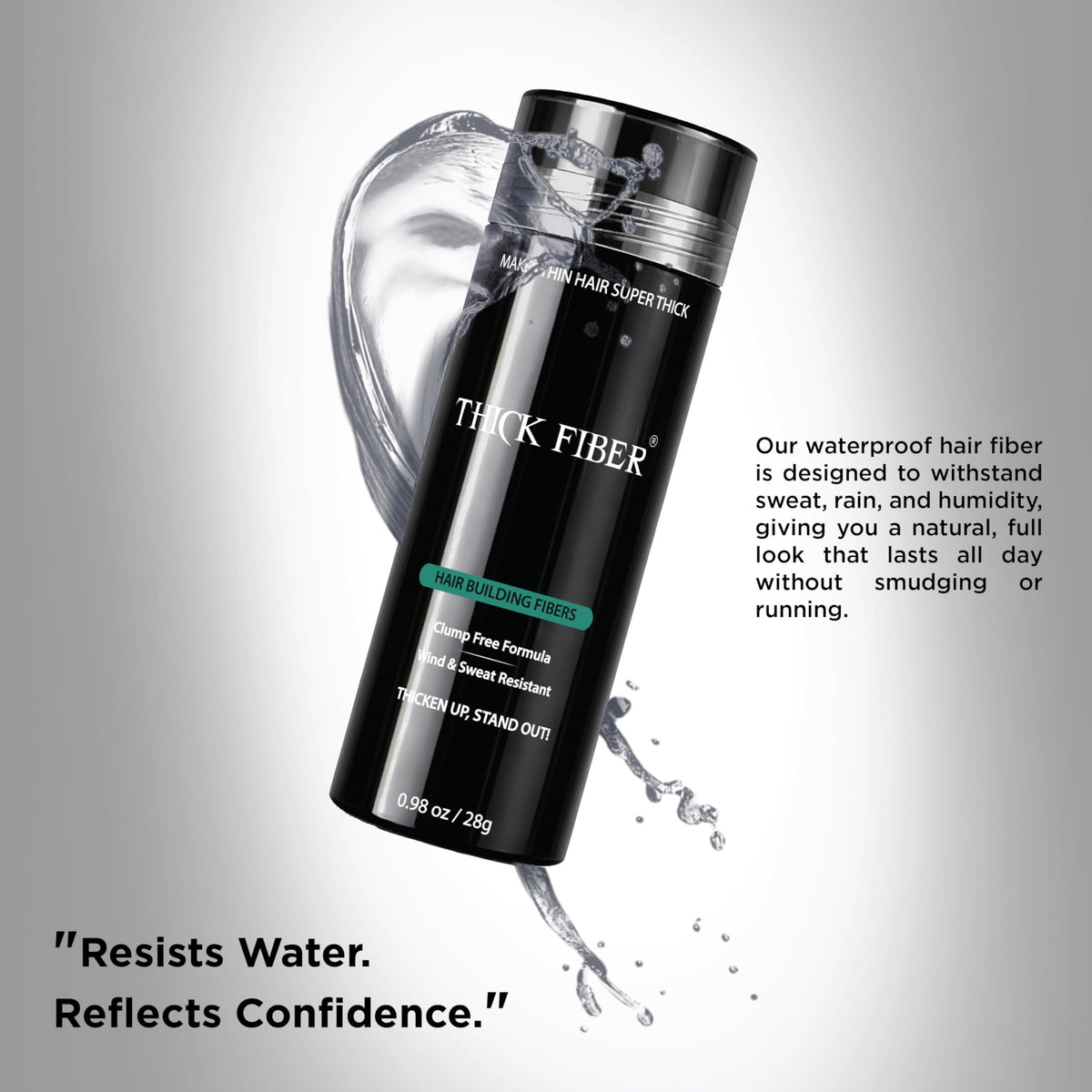 THICK FIBER resists wind, moisture, and sweat for long-lasting wear.