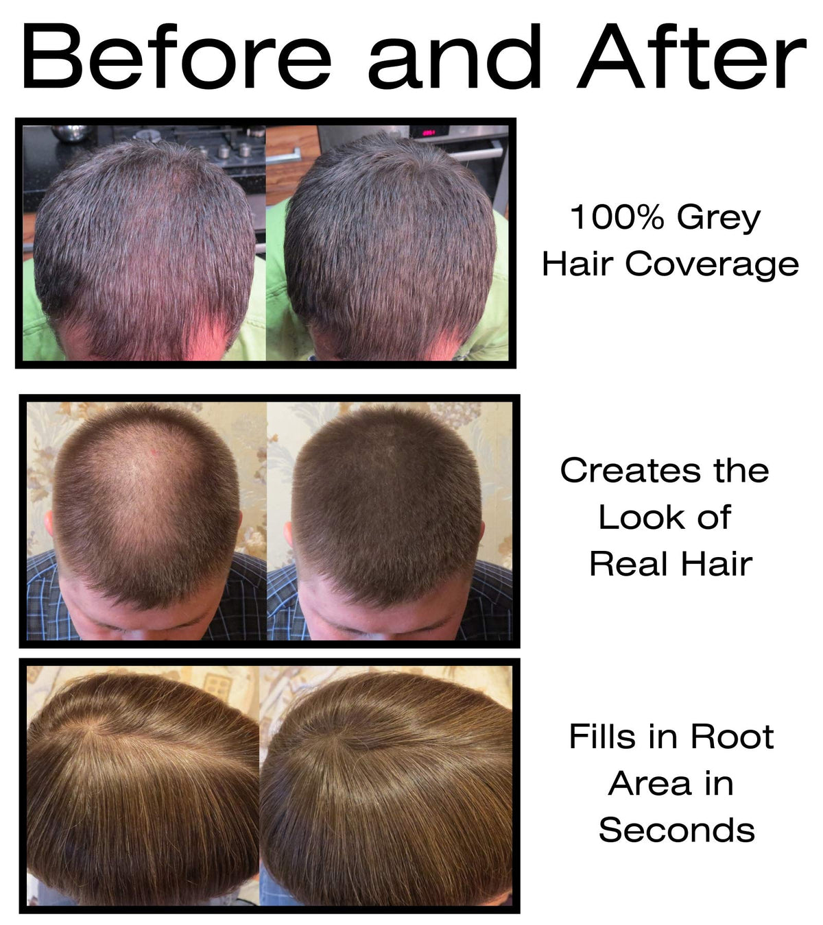 Thicken It talc-free label communicates safe, easy styling.