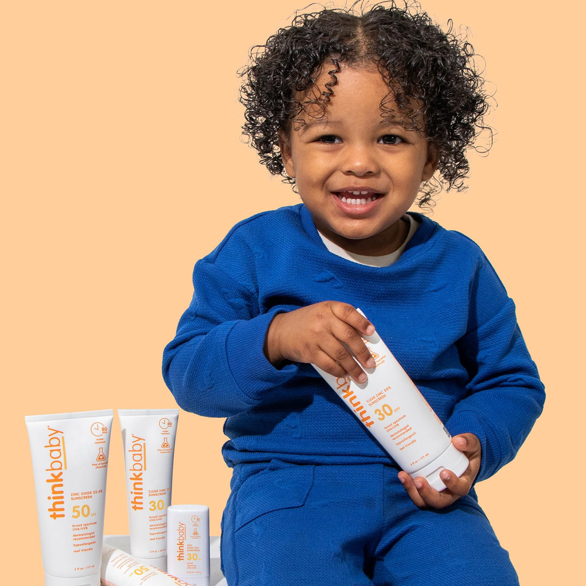Thinkbaby SPF30 mineral sunscreen demonstrates fast absorbing, non-greasy feel