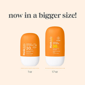 Thinkdaily mineral protection with non-nano zinc oxide 22% visual.