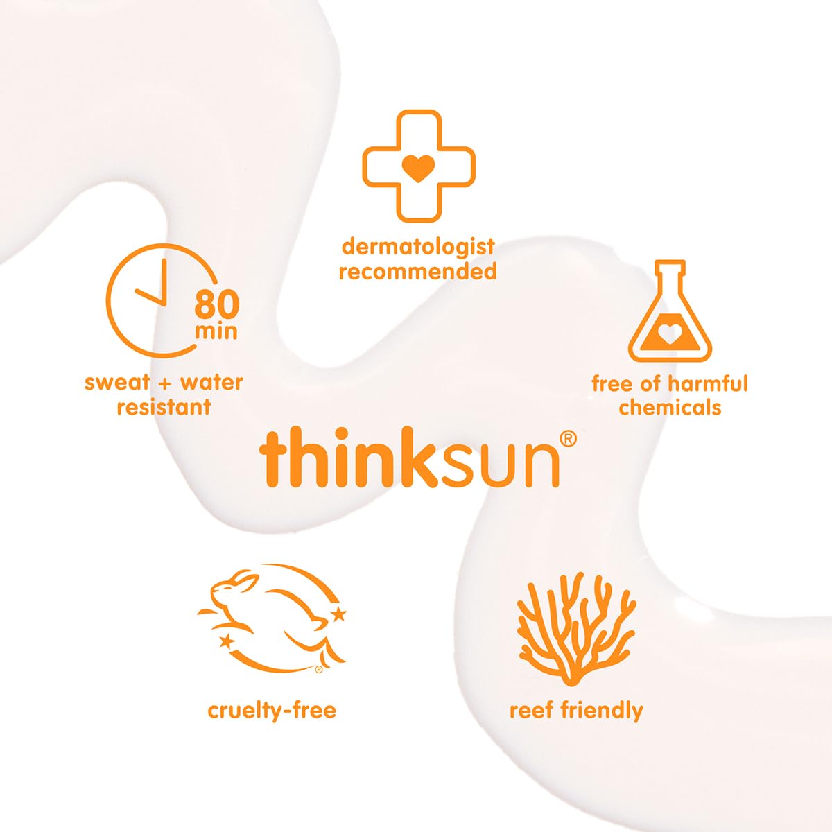 Thinkdaily reef-friendly mineral sunscreen concept with eco-friendly packaging.